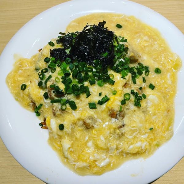 玉子餡掛けキムチチャーハン