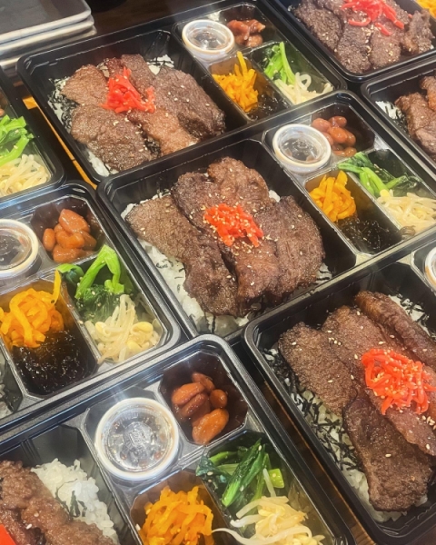 カルビ弁当