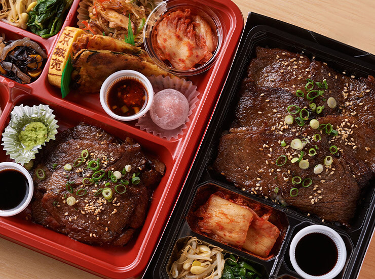 お弁当真俯瞰
